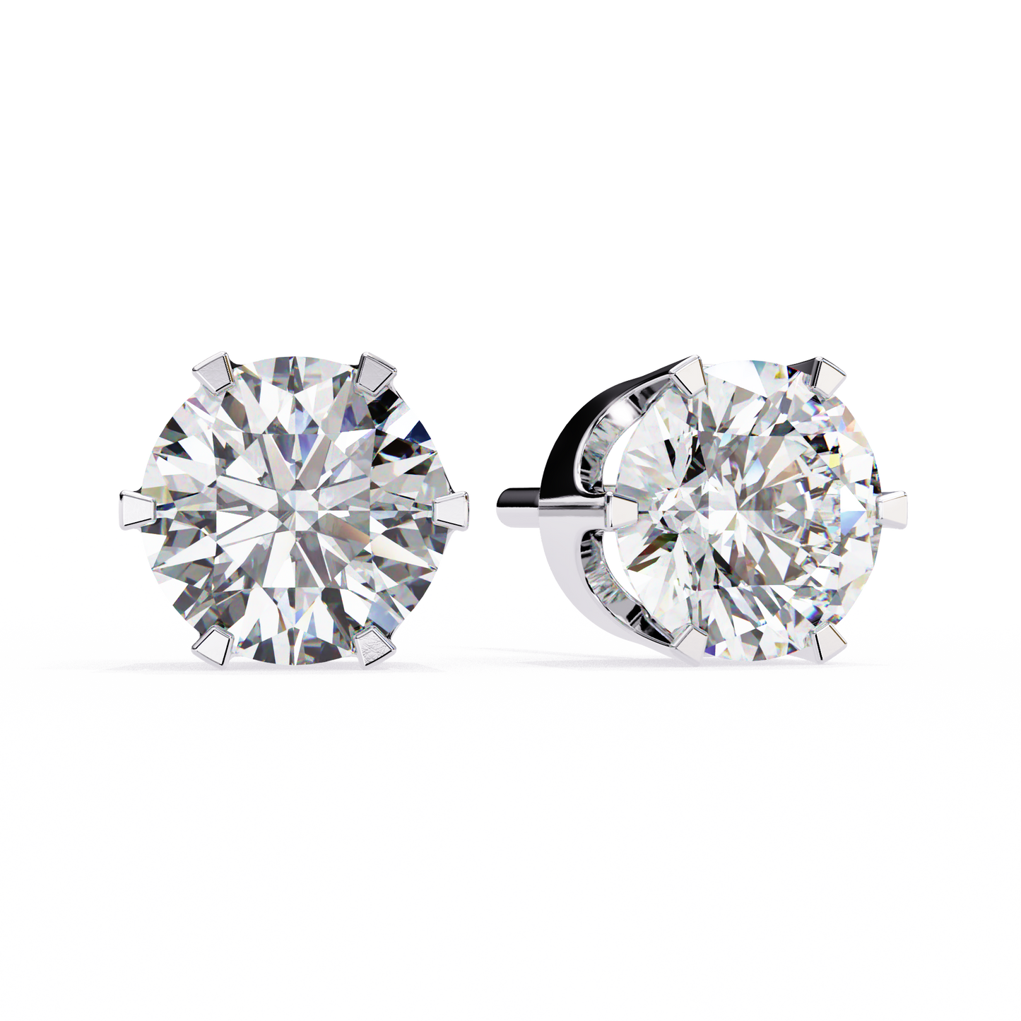 boucles d'oreilles en diamants spark d'eterna