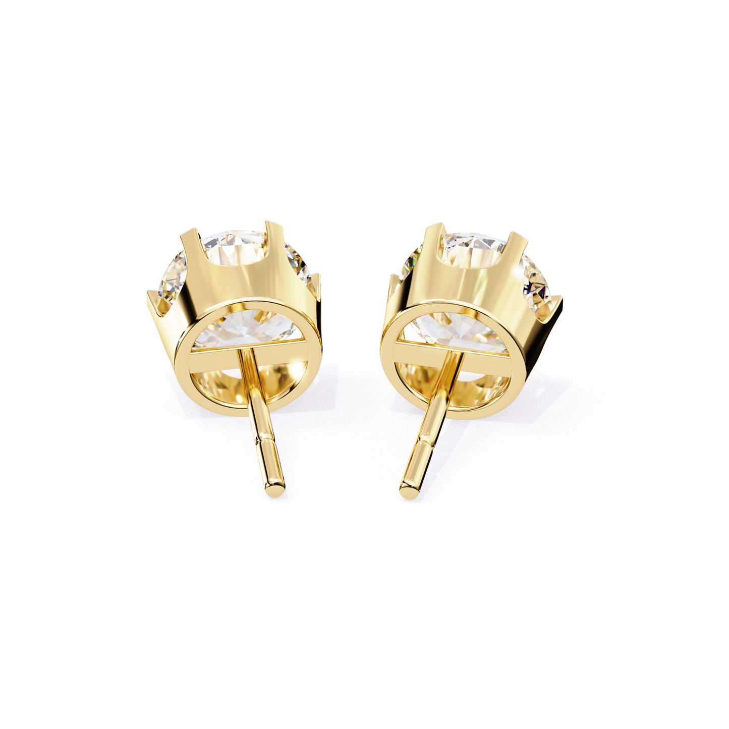 boucles d'oreilles en diamants spark d'eterna