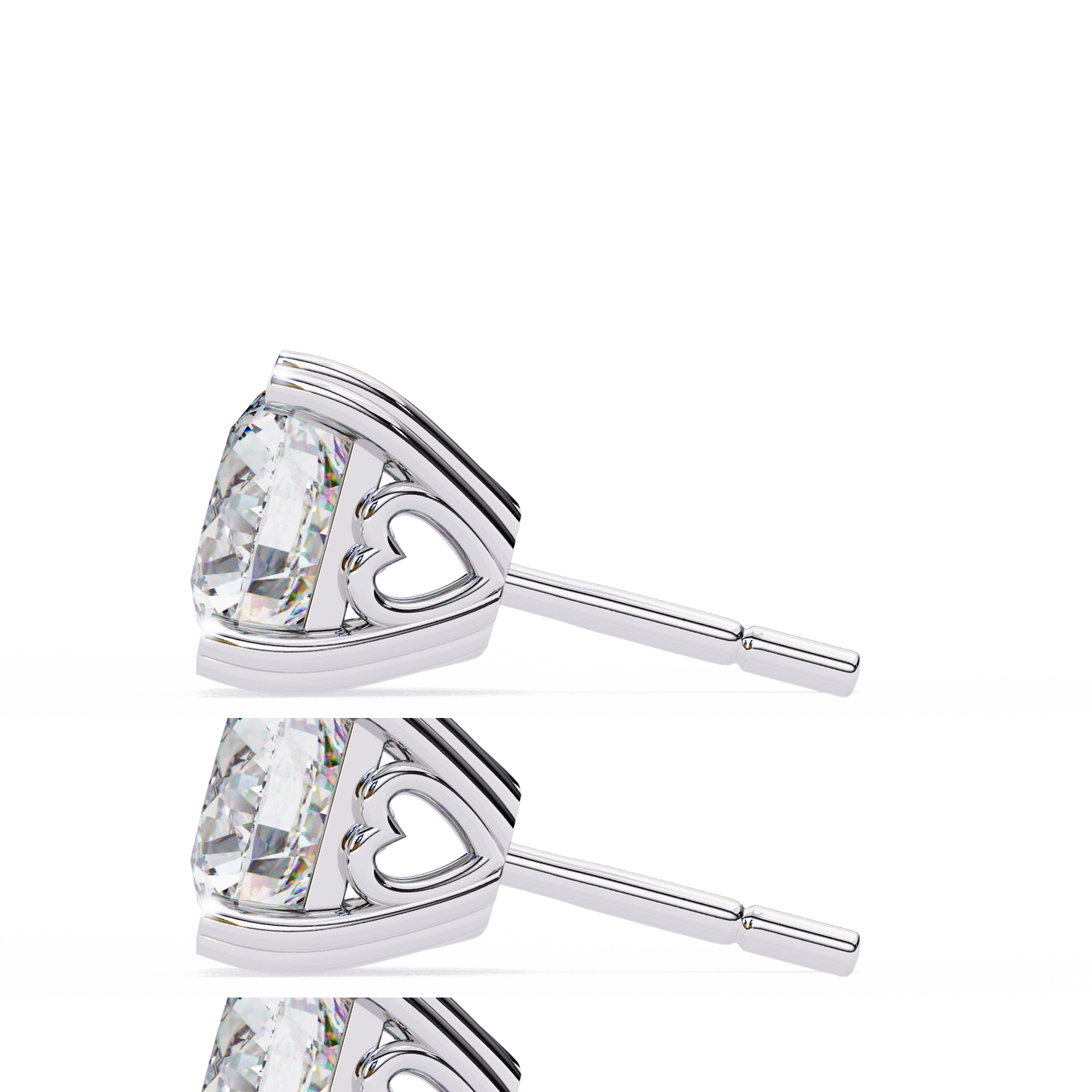 amour diamond earrings