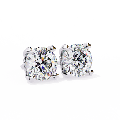 Boucles d'oreilles en diamant Amour