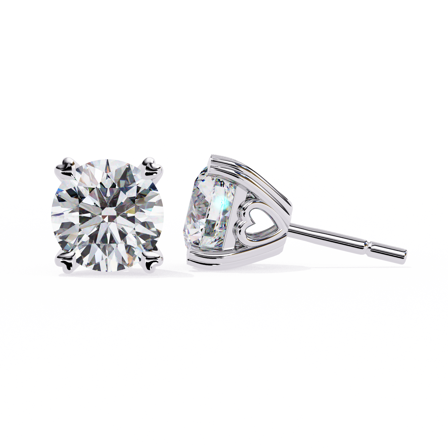 amour diamond earrings