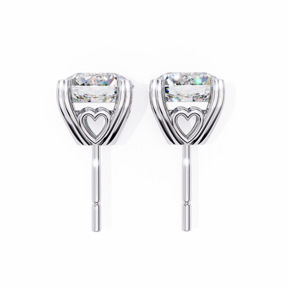 Boucles d'oreilles en diamant Amour