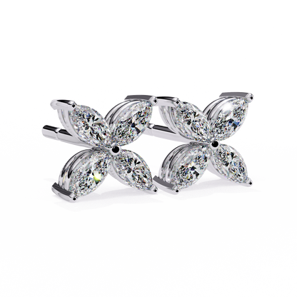 Blossom Marquise Diamond Earrings - Espira Fine Gems