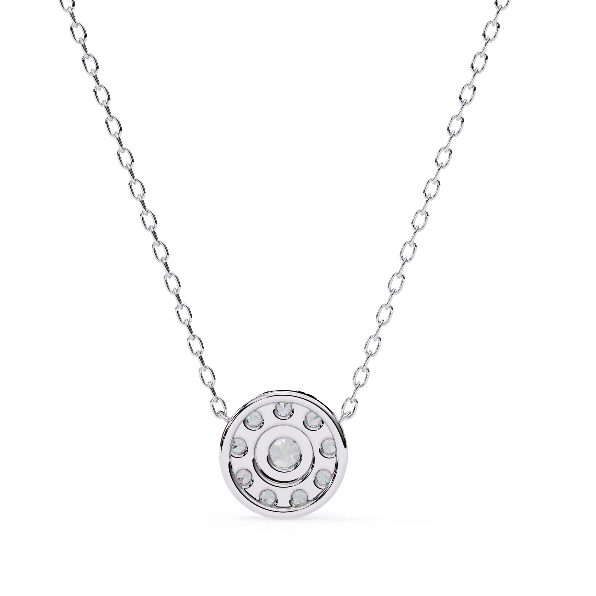 Stellar Shine Diamond Pendant - Espira Fine Gems