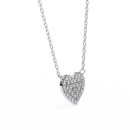 Stellar Round Diamond Pendant - Espira Fine Gems