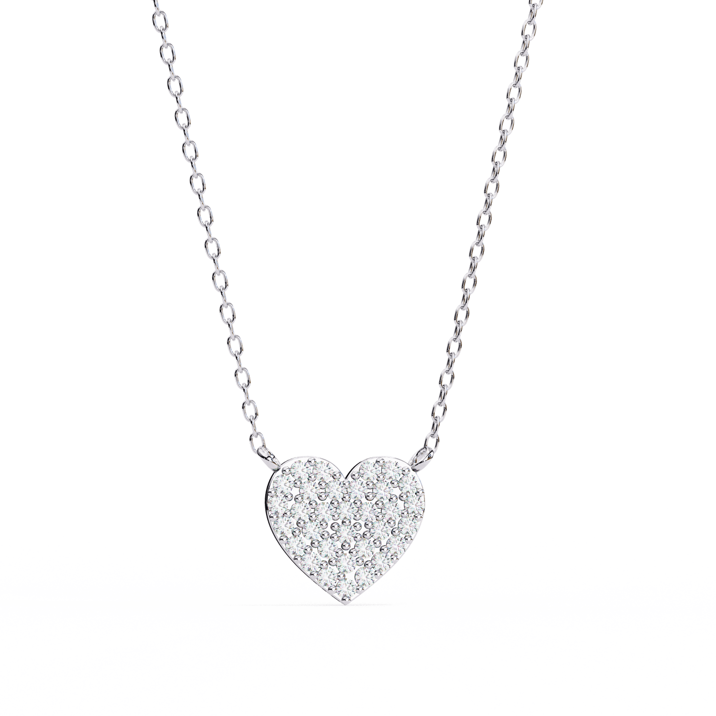 stellar round diamond pendant - espira fine gems