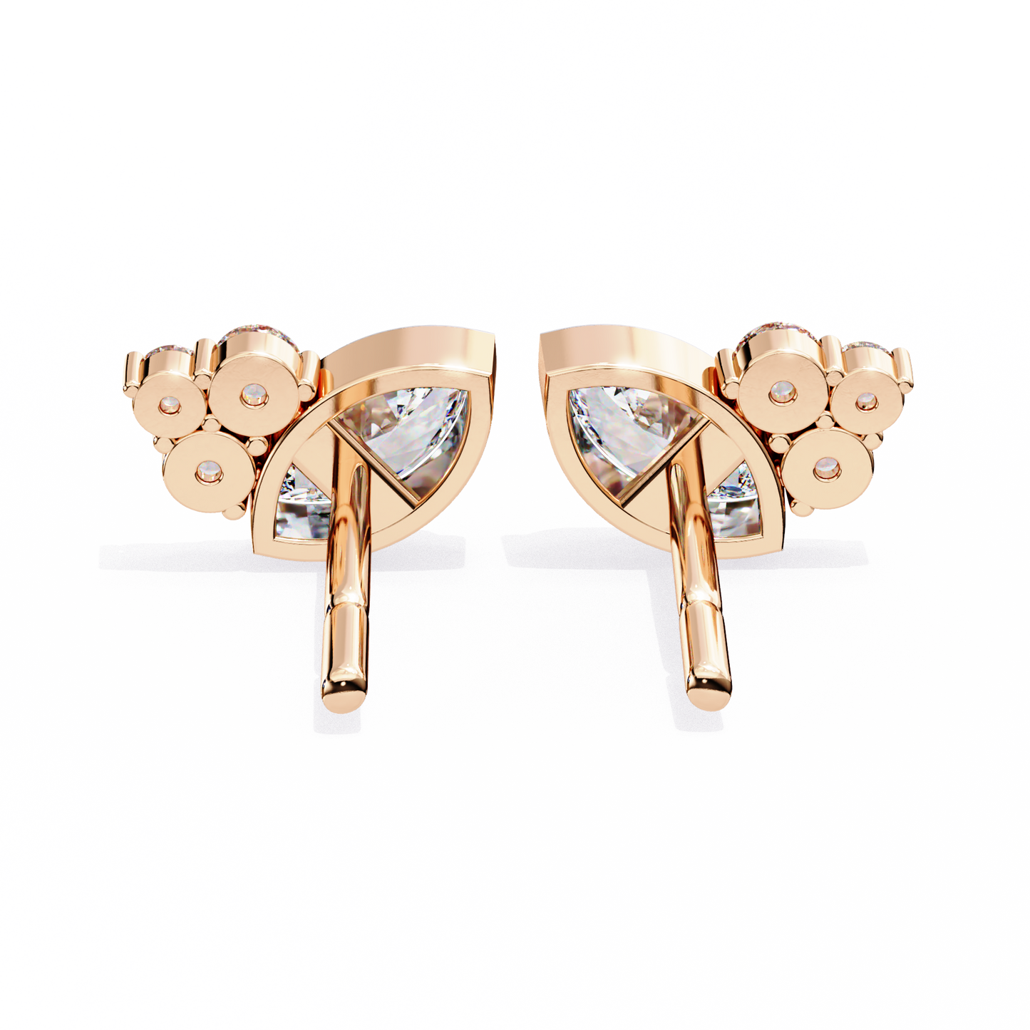 flare marquise diamond earrings