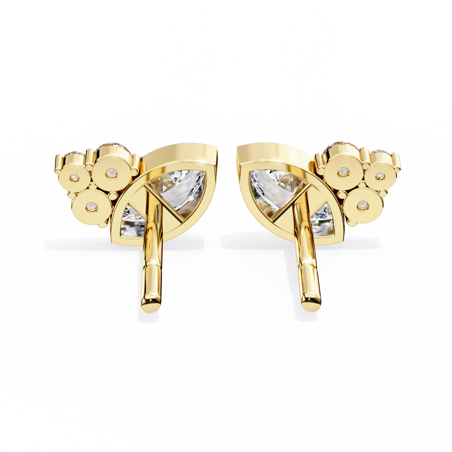 boucles d'oreilles flare marquise en diamant