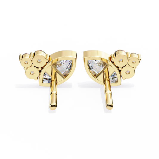 Flare Marquise Diamond Earrings - Espira Gems