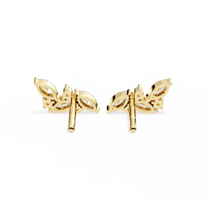 Boucles d'oreilles en diamant Paradise Marquise