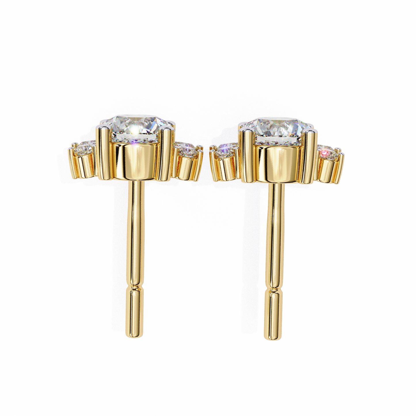 floret spark diamond earrings