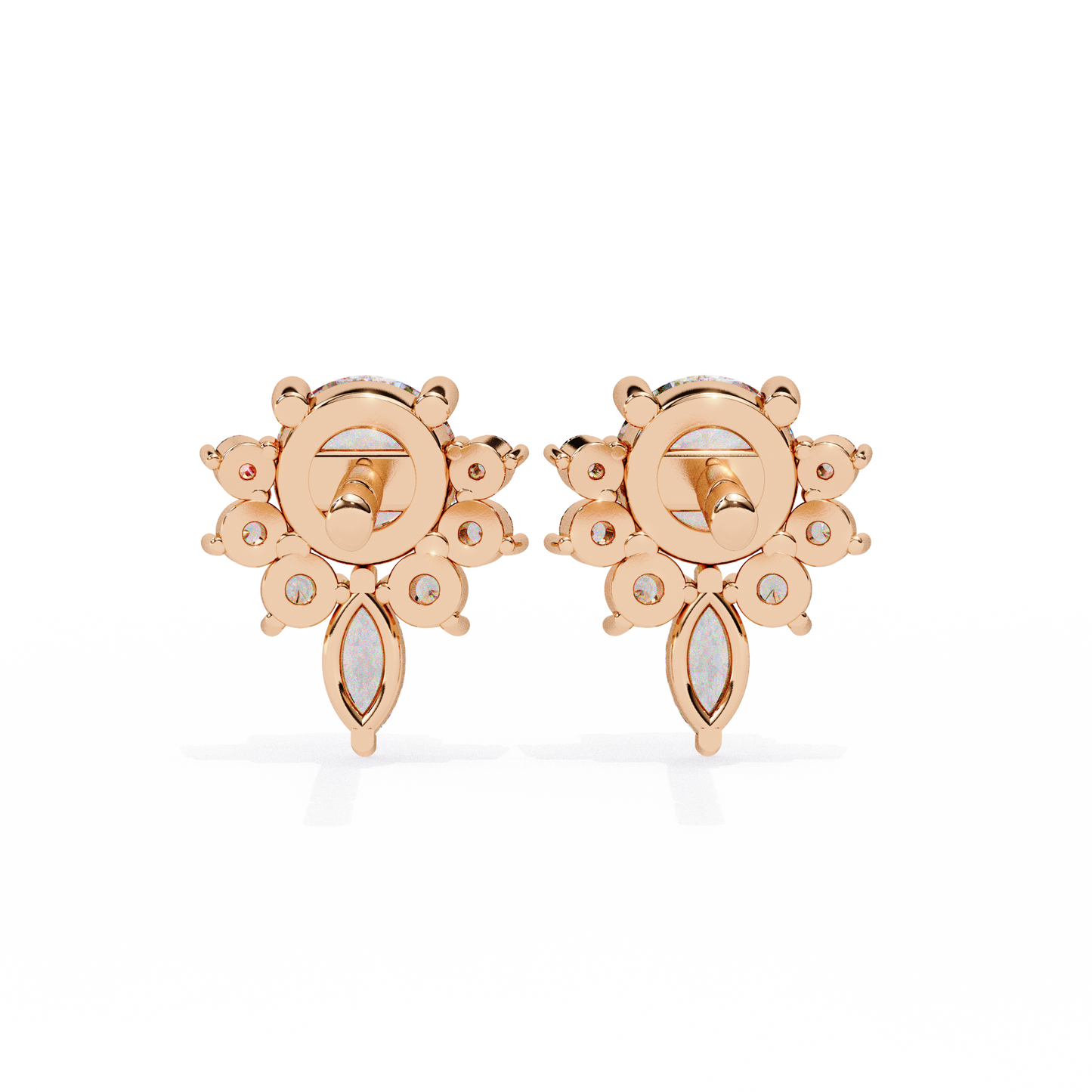 floret spark diamond earrings