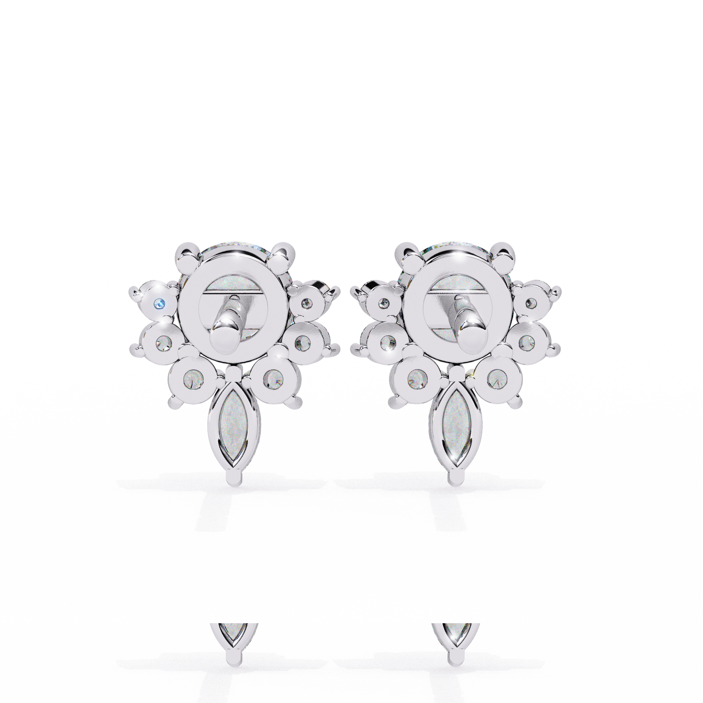 boucles d'oreilles en diamants floret spark