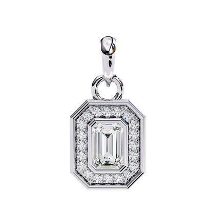 Aura Emerald Diamond Pendant (Chain Sold Separately)