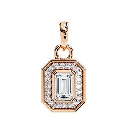 Aura Emerald Diamond Pendant (Chain Sold Separately)