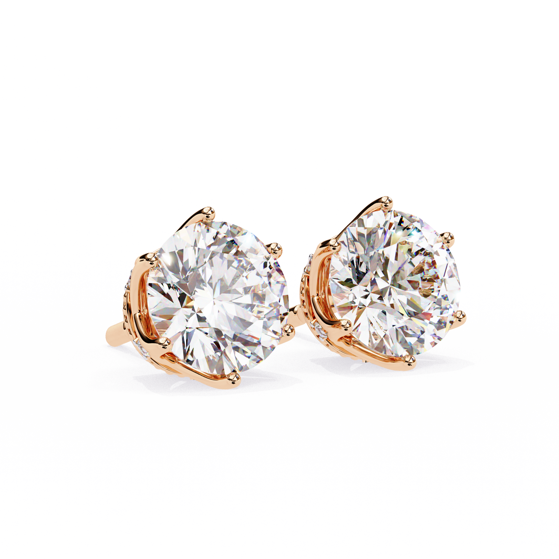 Regalia Crown Diamond Earrings - Espira Fine Gems