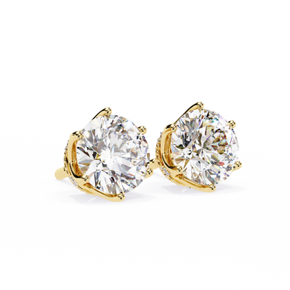 Regalia Crown Diamond Earrings - Espira Fine Gems