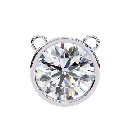 Pendentif diamant Floris céleste