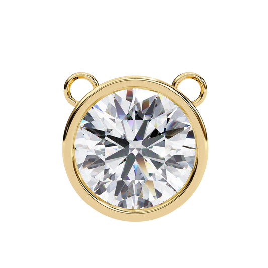 Noble Round Diamond Pendant