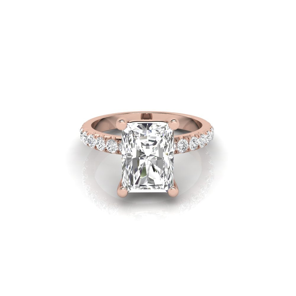 paradise radiant diamond ring