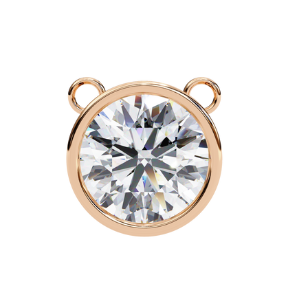 Pendentif diamant Floris céleste