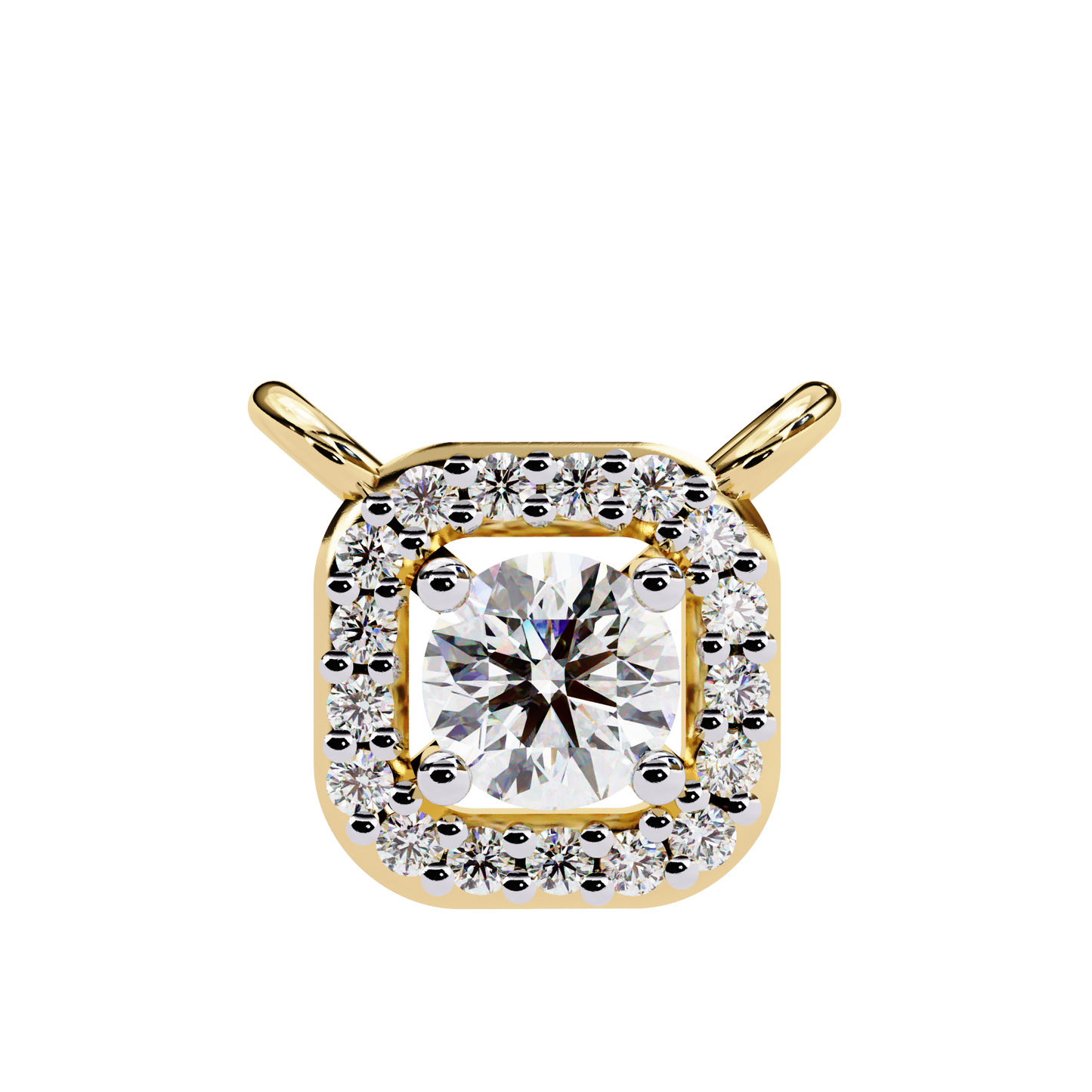 pendentif diamant floris céleste