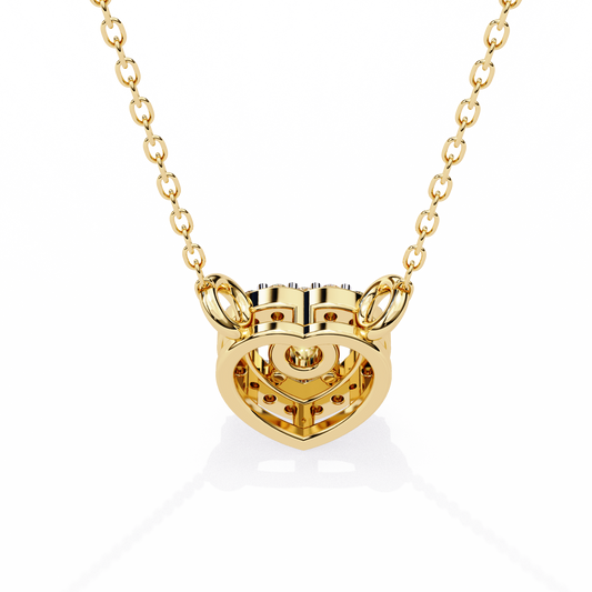 Celestial Heart Diamond Pendant - Espira Gems