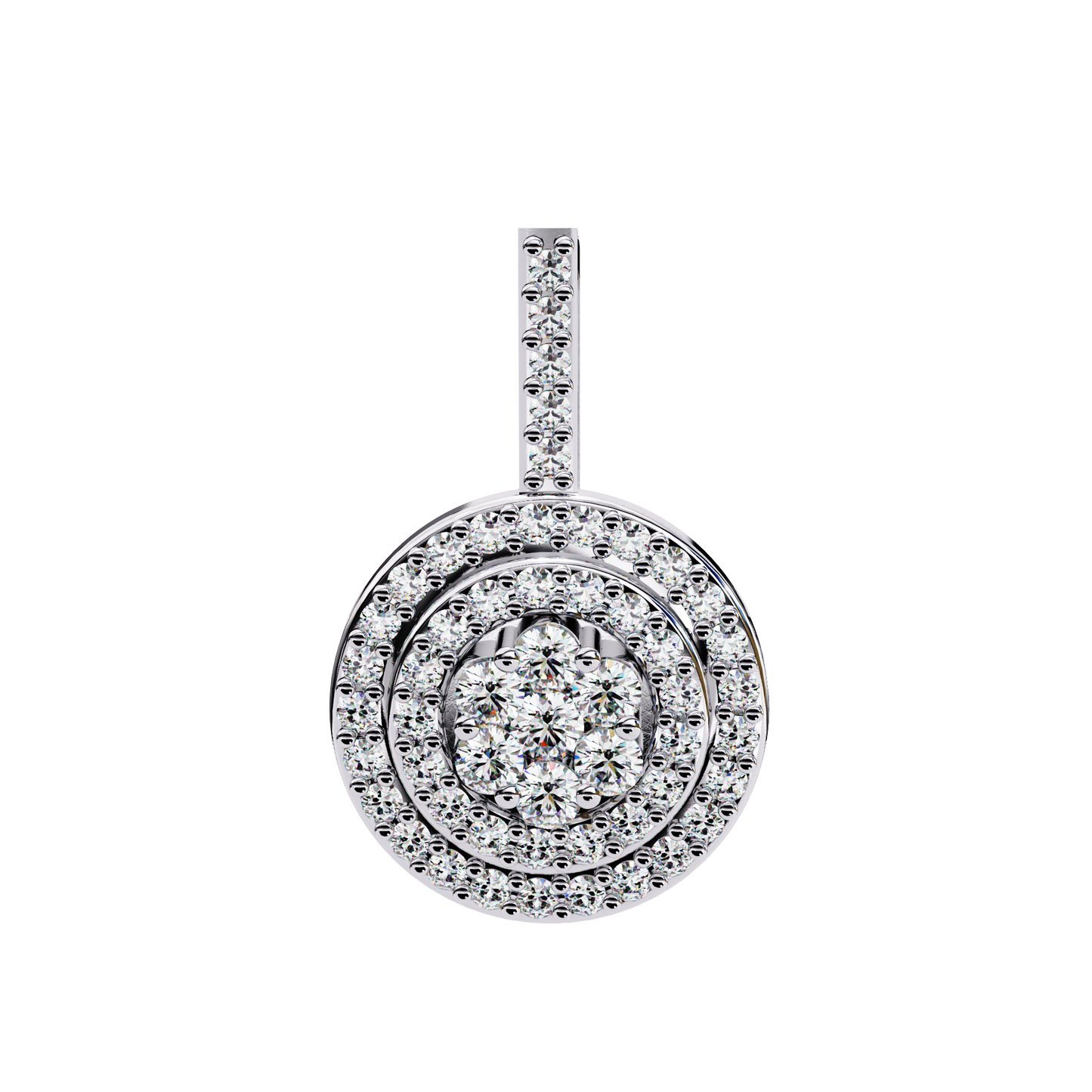 buttercup round diamond pendant (chain sold separately)