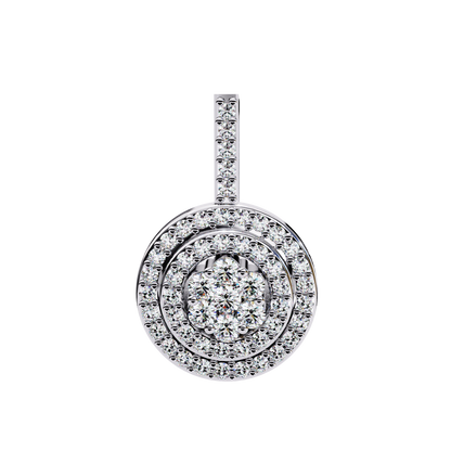 Buttercup Round Diamond Pendant (Chain Sold Separately)