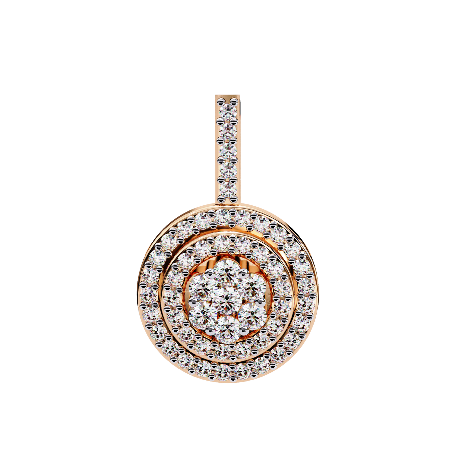 buttercup round diamond pendant (chain sold separately)