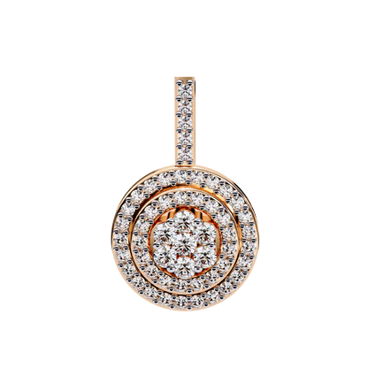 Buttercup Round Diamond Pendant (Chain Sold Separately)