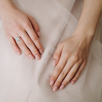 Bloom Pear Diamond Ring