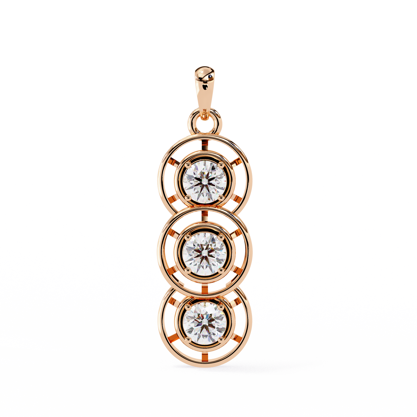 pendentif diamant floris céleste
