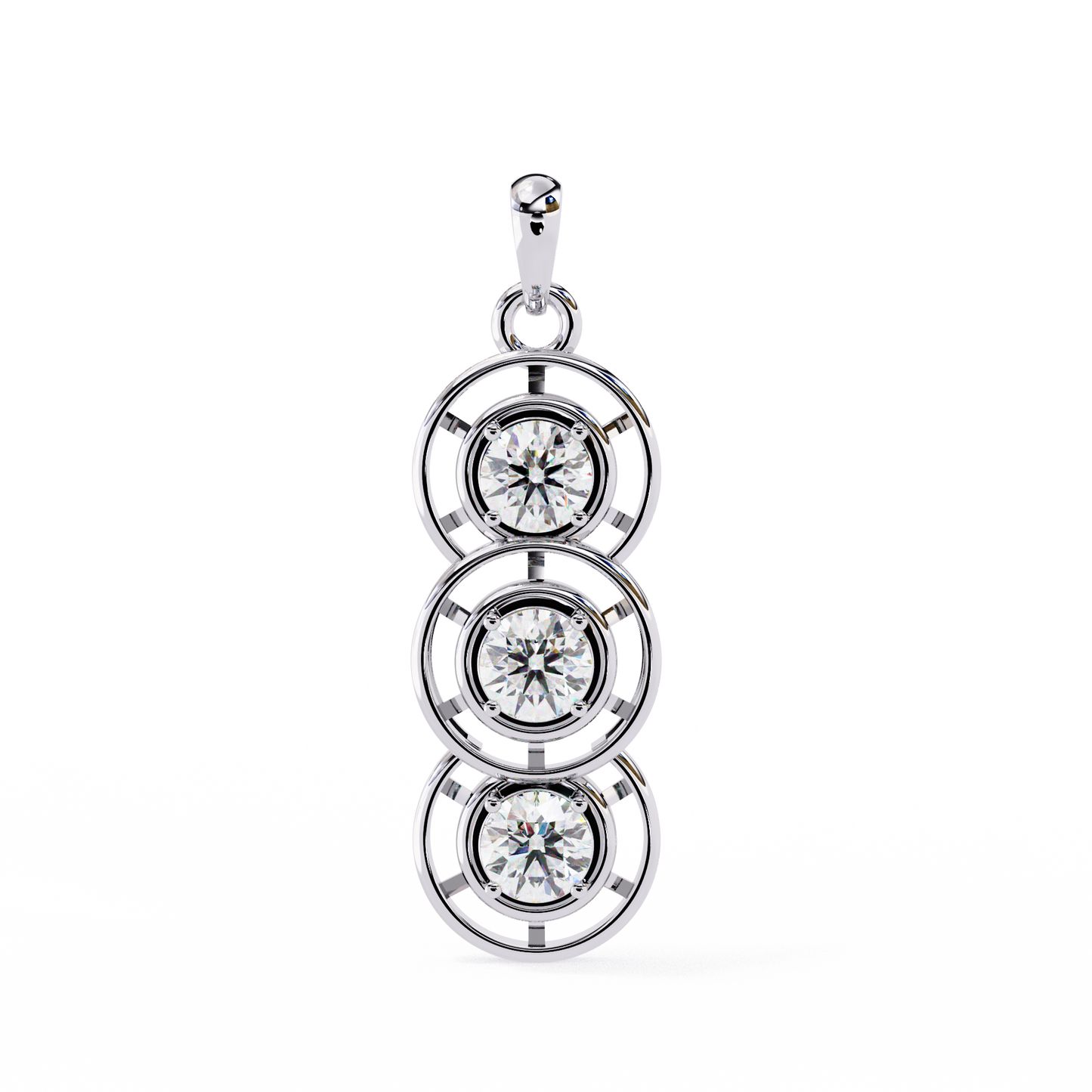 pendentif diamant floris céleste