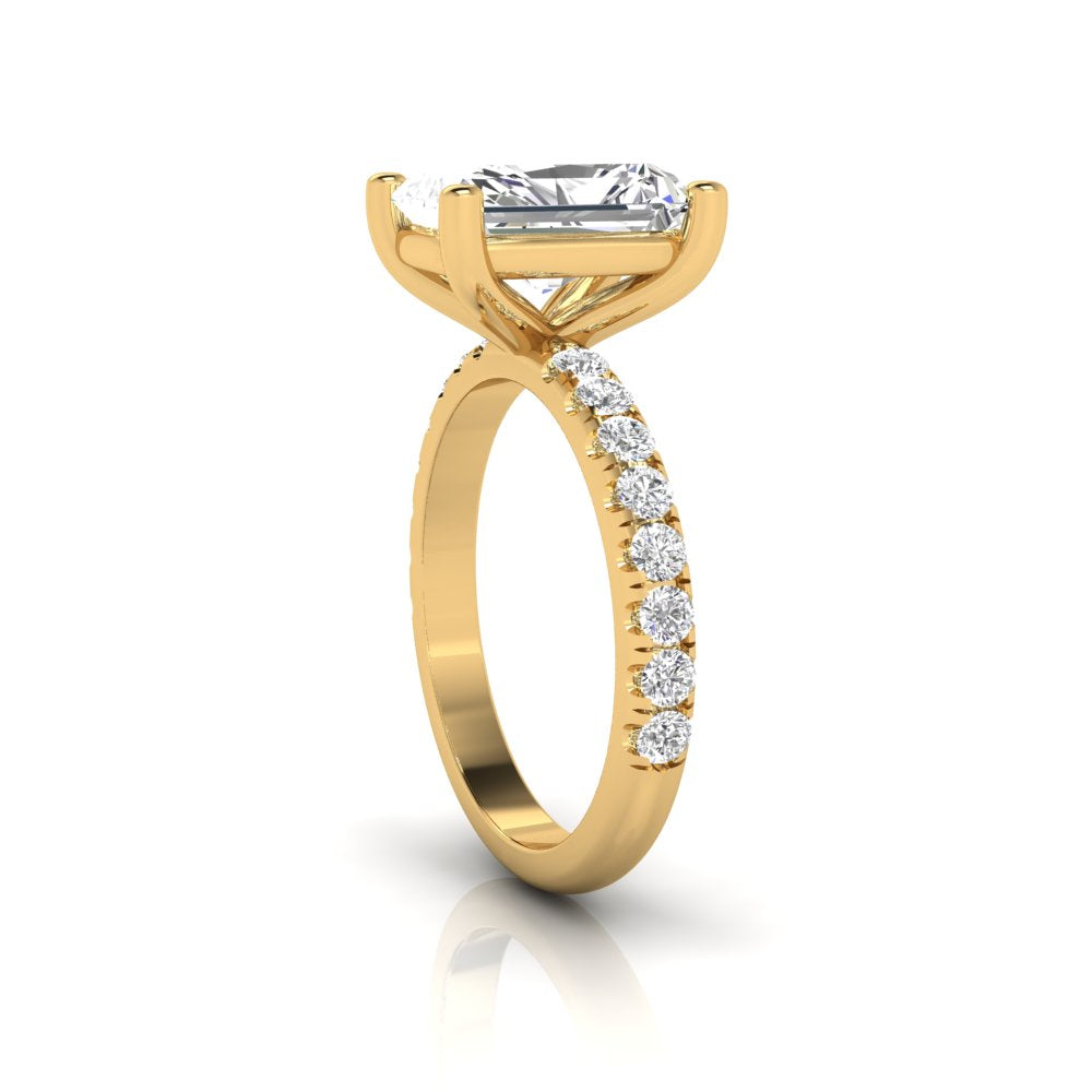 paradise radiant diamond ring
