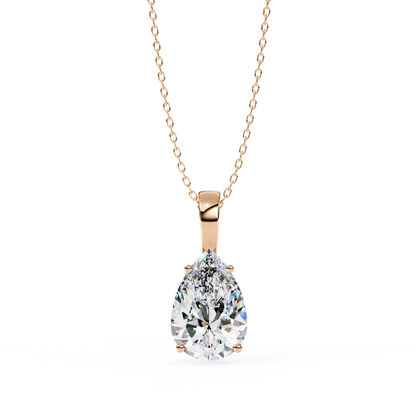 Pendentif diamant Floris céleste
