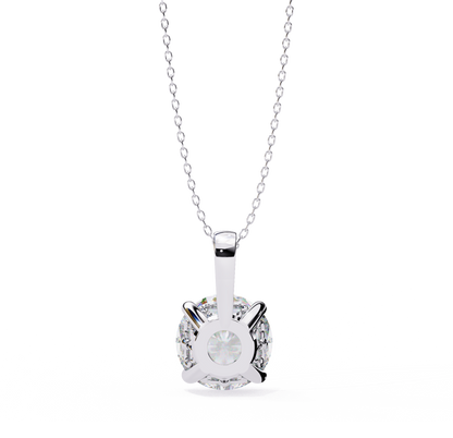 Pendentif diamant Floris céleste