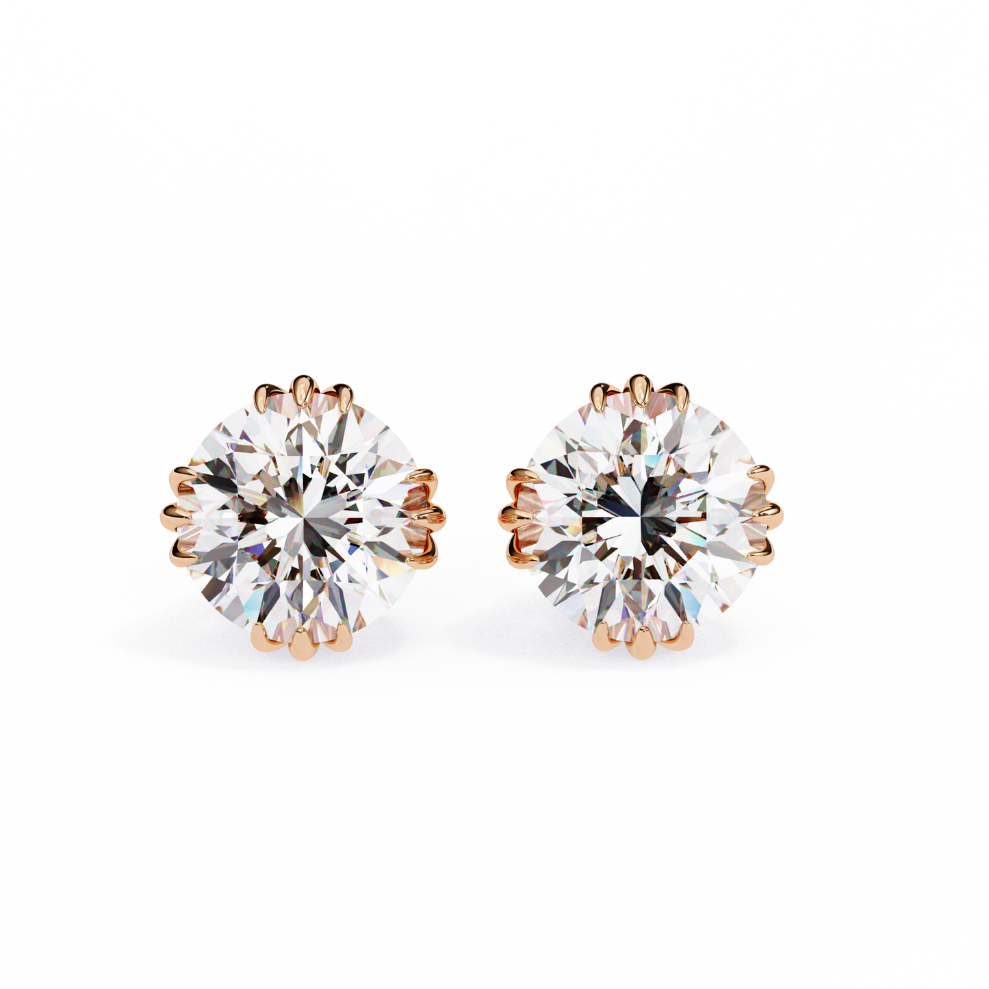 boucles d'oreilles en diamant vesta