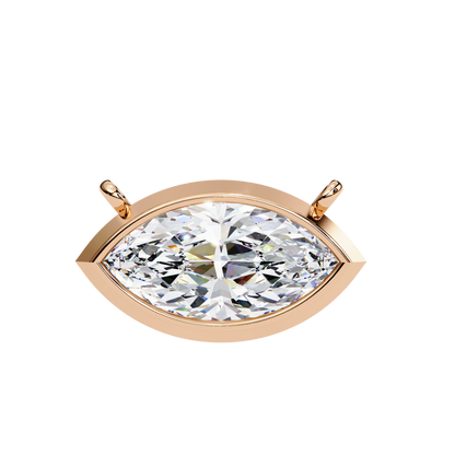 Pendentif diamant Floris céleste