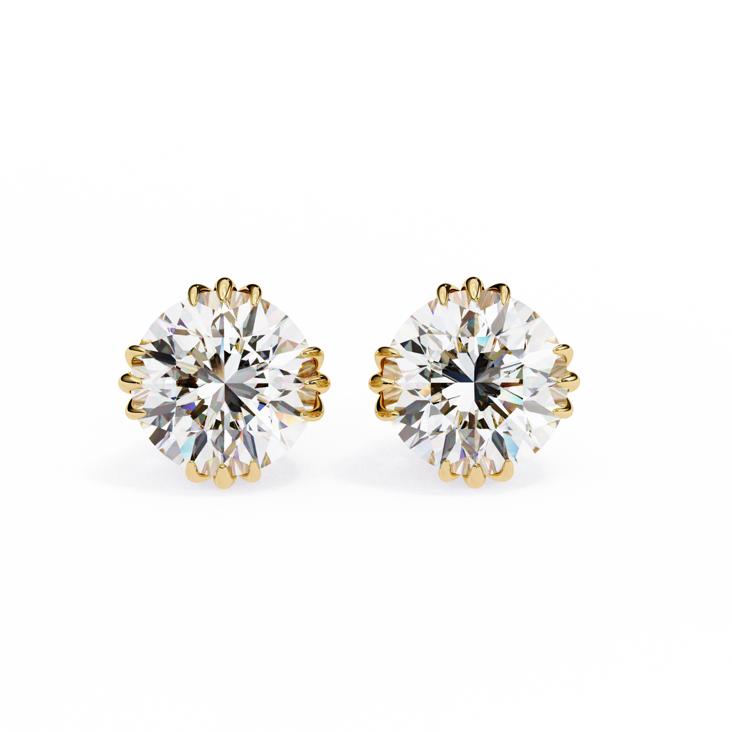 vesta diamond earrings