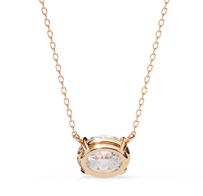 Pendentif diamant Floris céleste