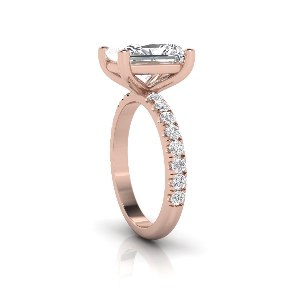 paradise radiant diamond ring