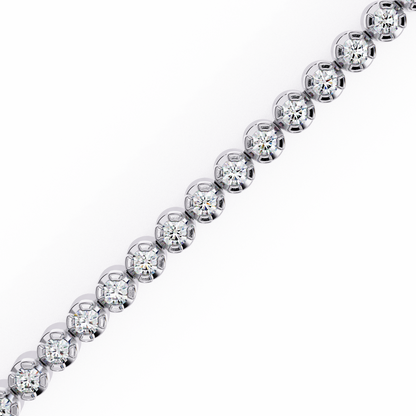 Serene Round Diamond Bracelet