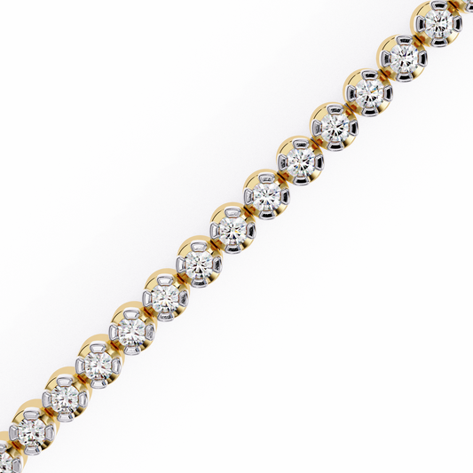 Serene Round Diamond Bracelet