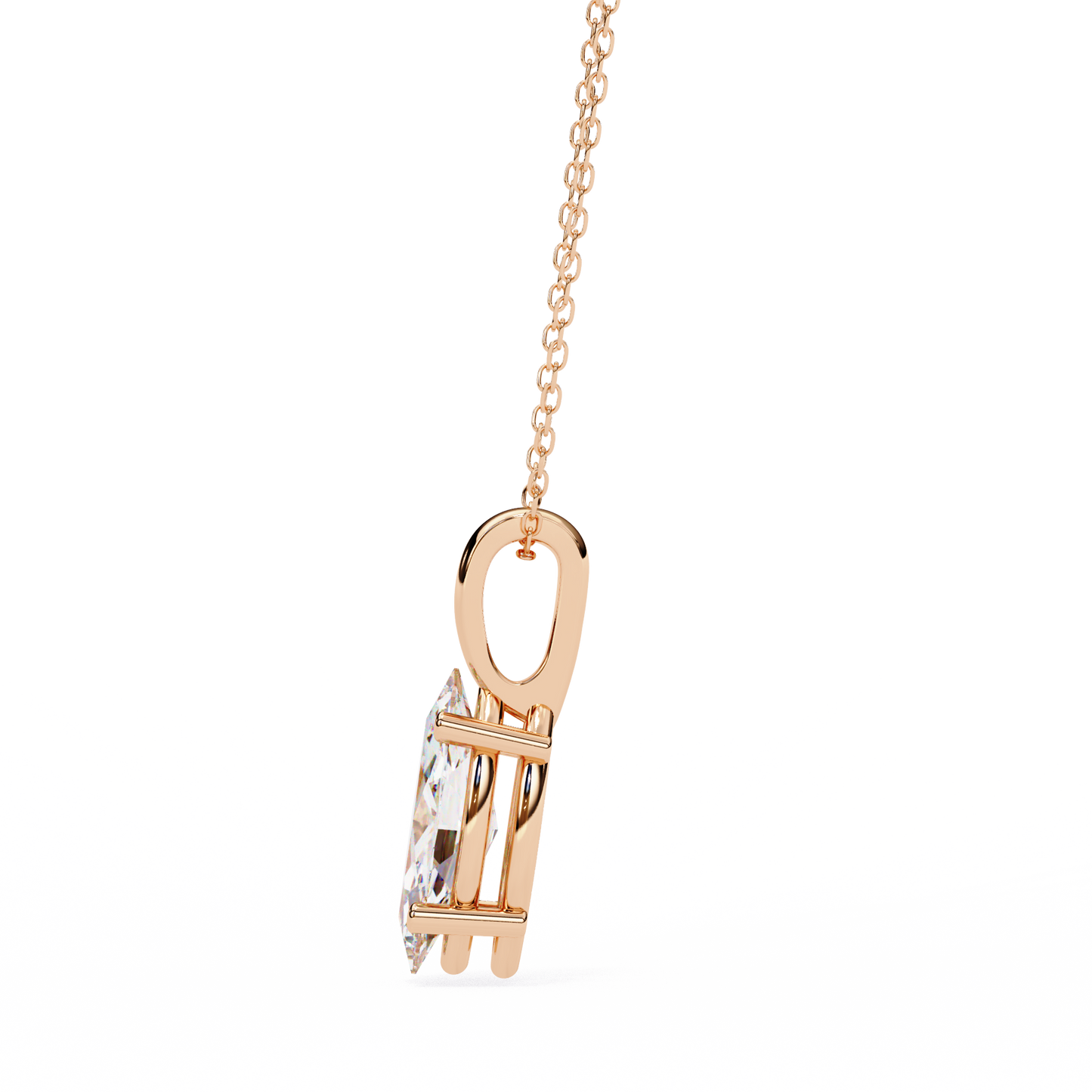 ivy marquise diamond pendant (chain sold separately)