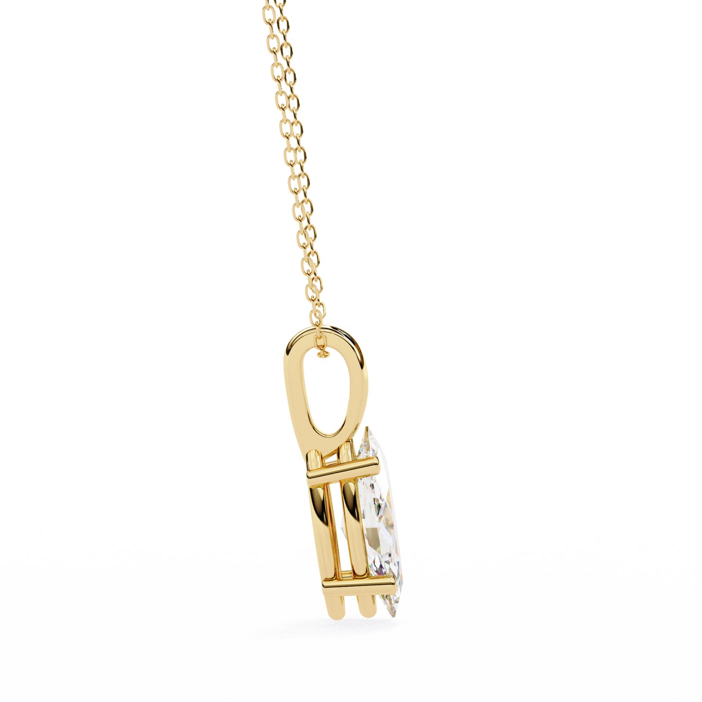 ivy marquise diamond pendant (chain sold separately)