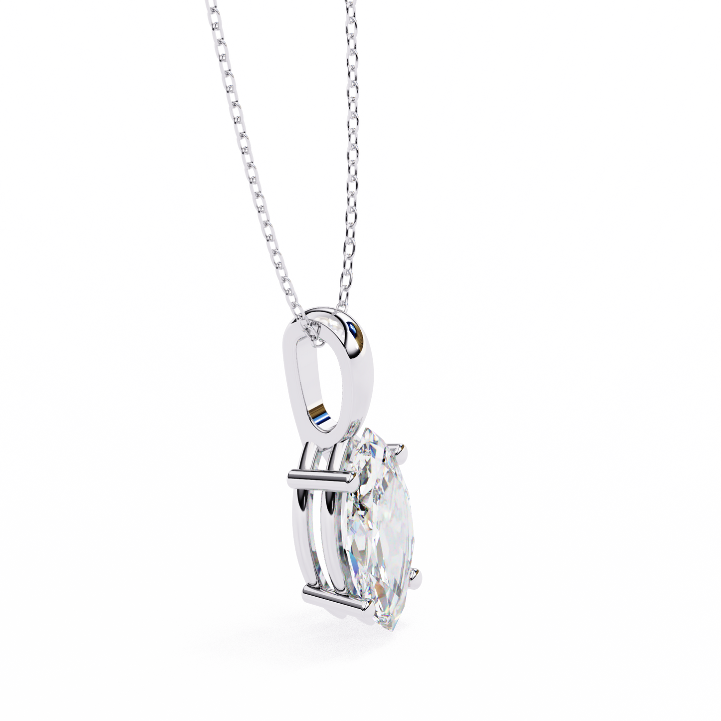 ivy marquise diamond pendant (chain sold separately)
