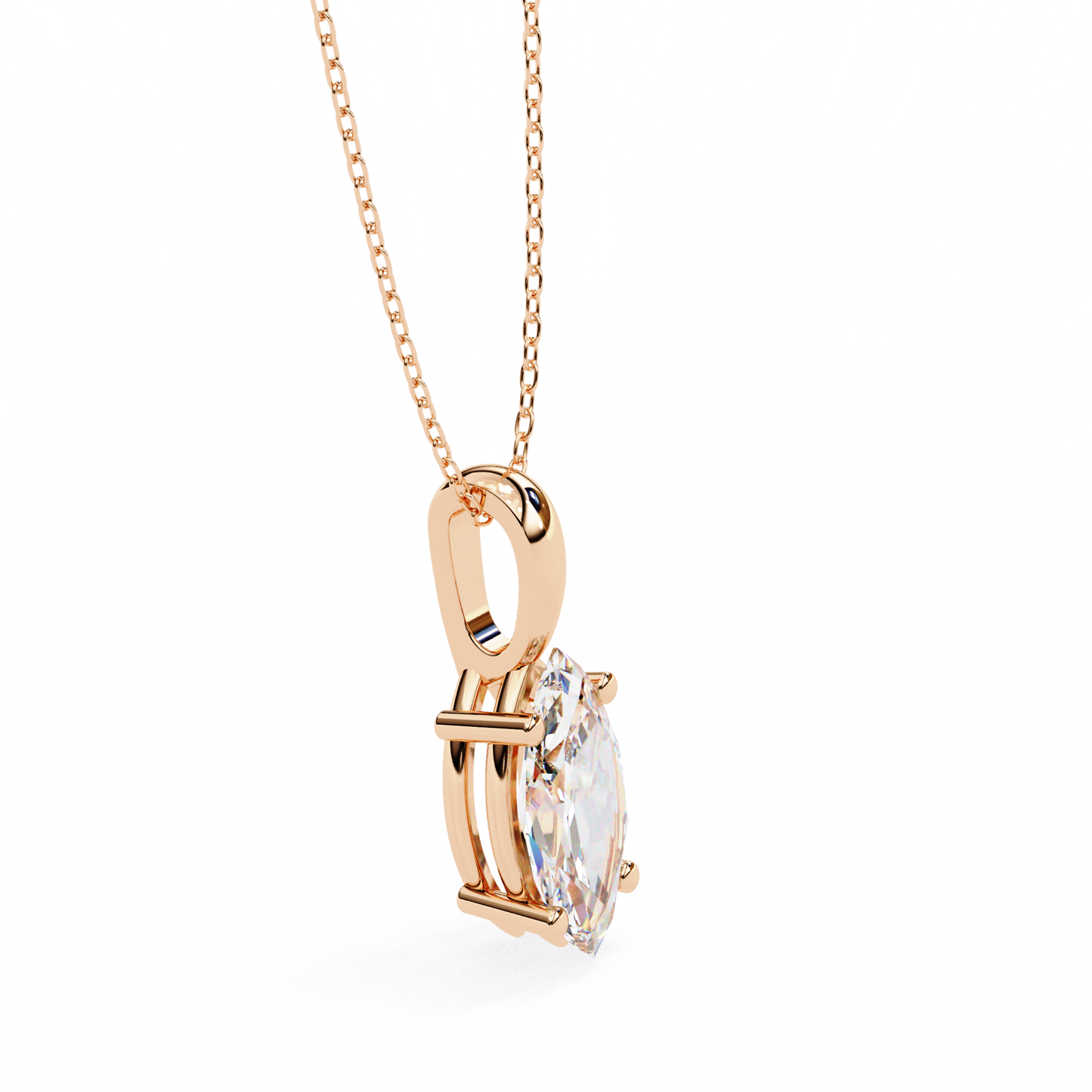 ivy marquise diamond pendant (chain sold separately)