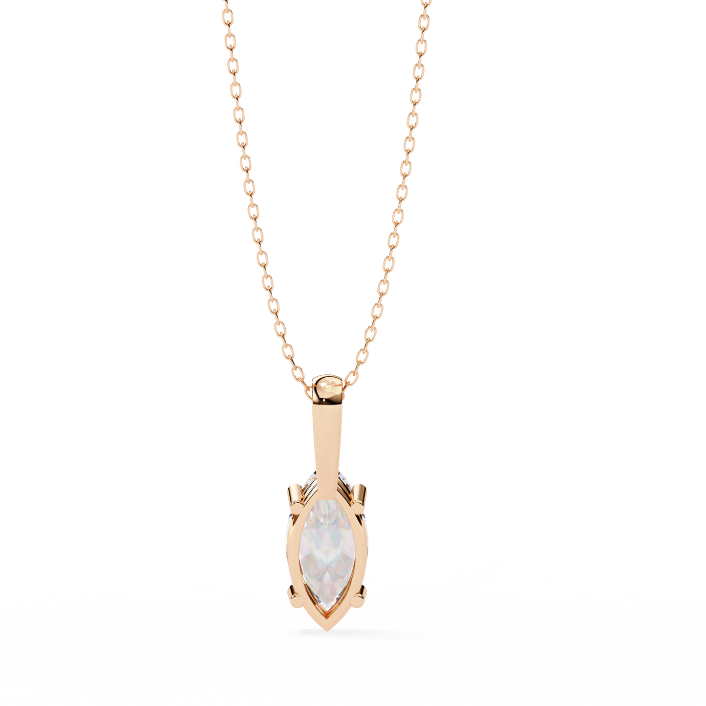ivy marquise diamond pendant (chain sold separately)