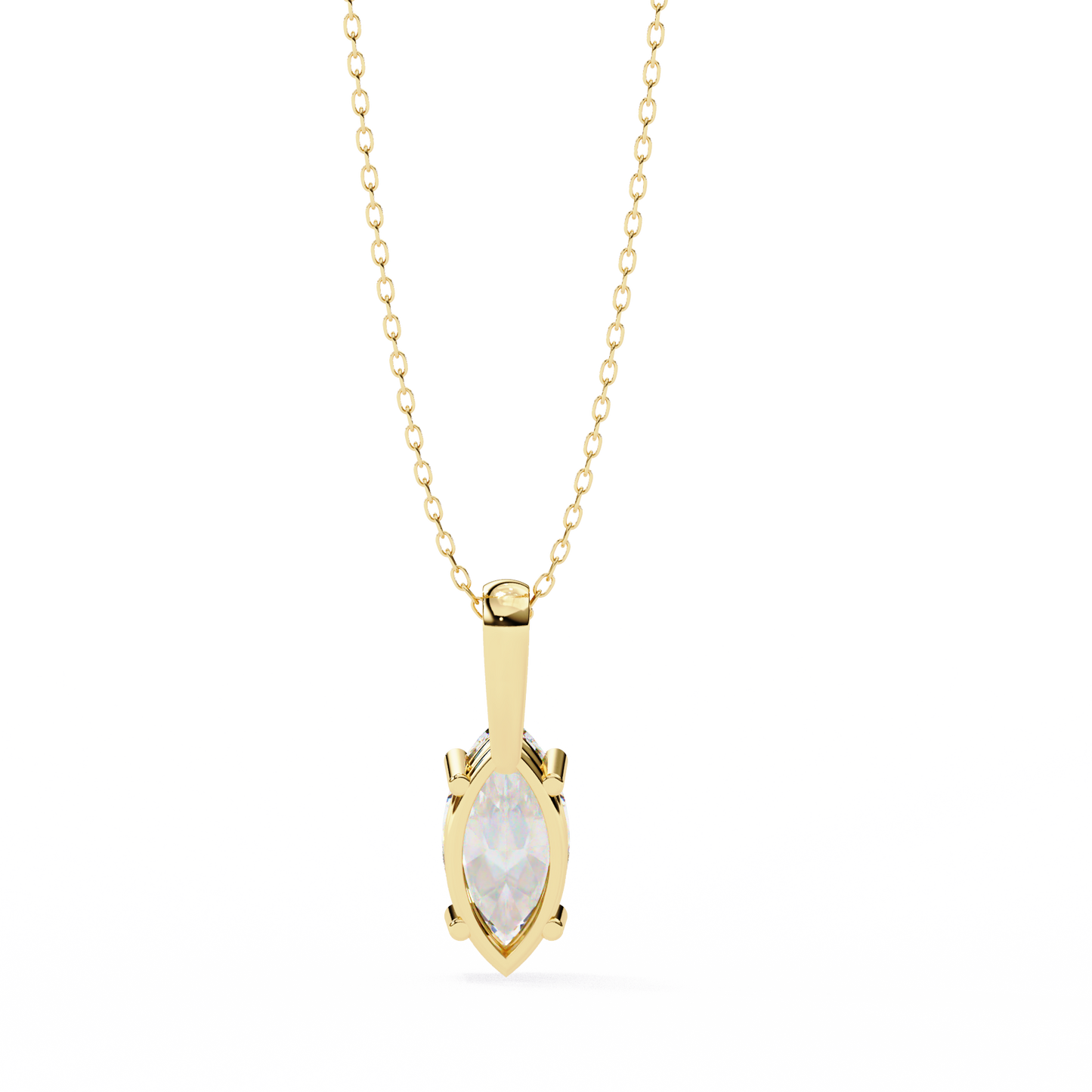 ivy marquise diamond pendant (chain sold separately)